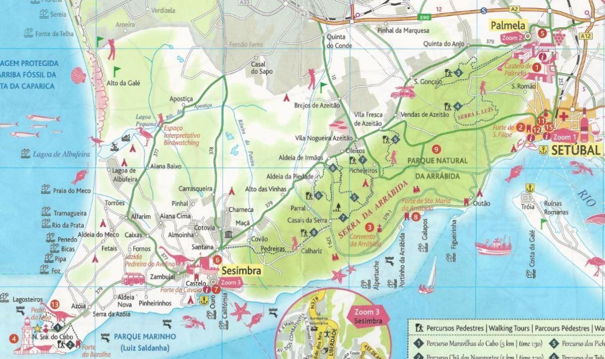 خريطة ساحل لشبونة