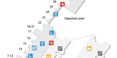 خريطة مطار لشبونة المبنى رقم 1