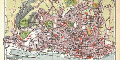 خريطة لشبونة المدينة القديمة